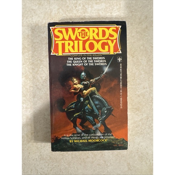 The Swords Trilogy by Michael Moorcock 1977 Berkley Medallion Paperback - Picture 1 of 10